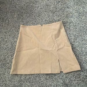 Lulu’s corduroy mini skirt